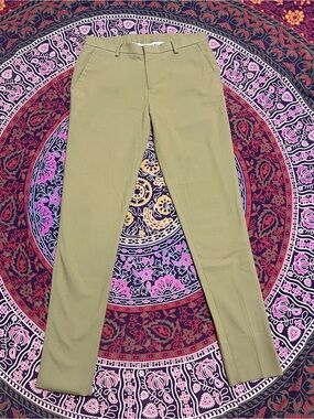 ASOS Mens Olive Slim Fit Dress Pants 30x30 Super Skinny Stretch Chinos Green